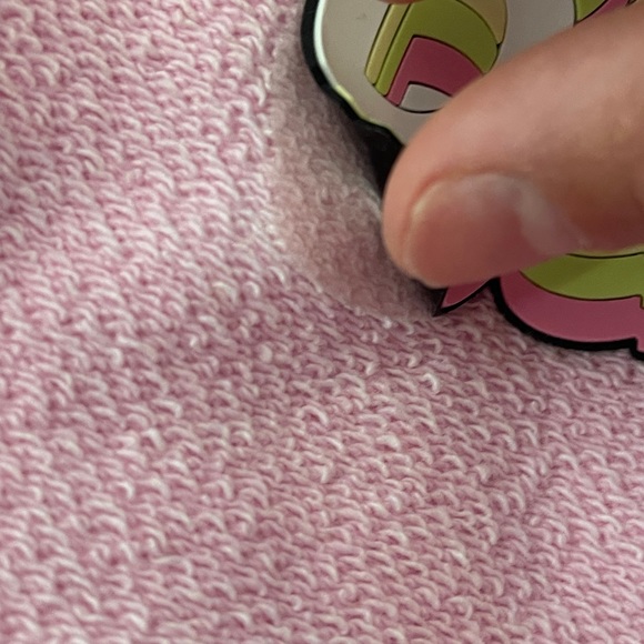 Barbie X Forever 21 Women's Large Pink Pullover Hoodie Sweatshirt Cropped - Picture 5 of 5